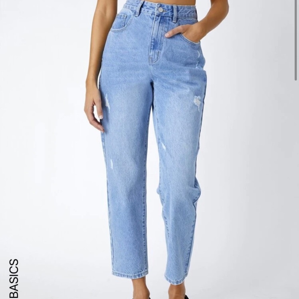 90s Vintage Denim High Rise Mom Jeans